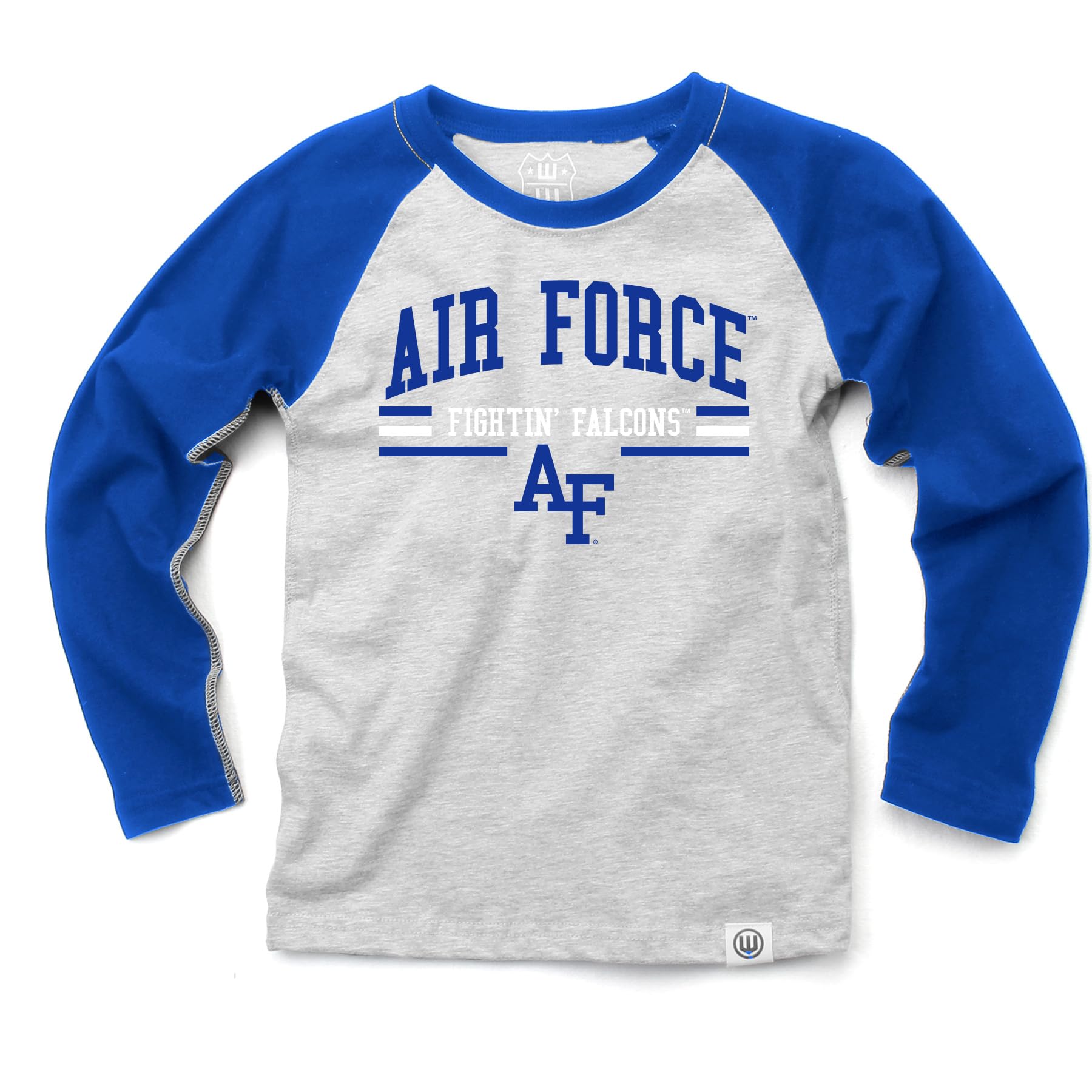 Wes and Willy NCAA Kids LS Raglan Tee