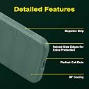 Zapcase Back Case Cover for Motorola Edge 70 Fusion | Compatible for Motorola Edge 70 Fusion Back Cover | Liquid Silicon Magic Case with Camera Protection | Dark Green gallery image