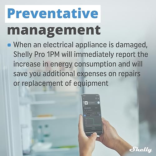 Miniatura 5 de Shelly Pro 2  Relé inteligente de 2 canales Wi-Fi, LAN y Bluetooth  Automatización del hogar y las instalaciones  Compatible con Alexa y Google Home