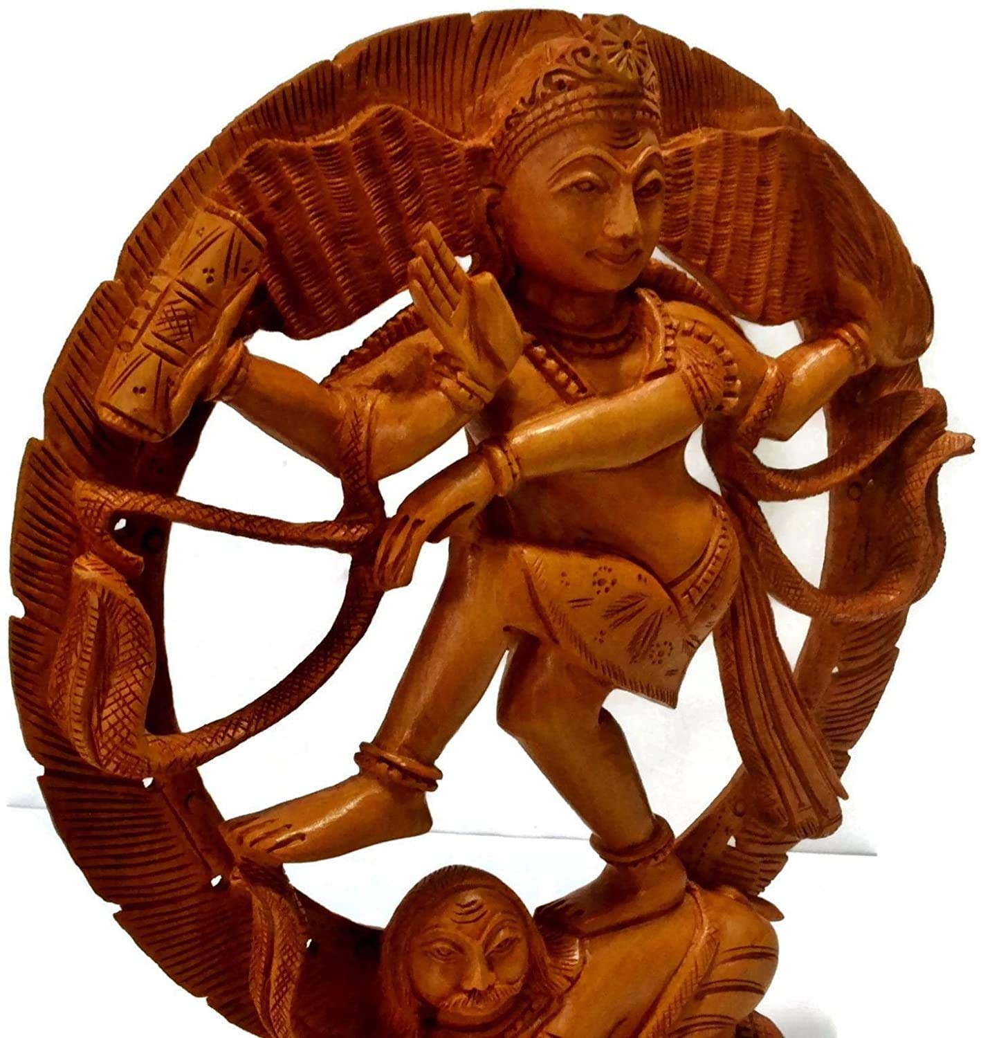 Buy Huge Basket 403110" Shiva Nataraja Idol Wooden Sculpture Handmade