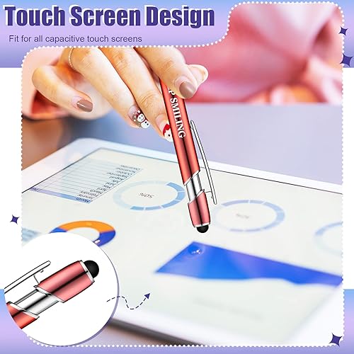 Miniatura 5 de Zonon - Paquete de 12 bolígrafos con frases motivacionales para escuela y oficina, punta fina, escritura uniforme, citas divertidas para regalar a