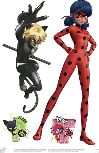 Miniatura 3 de Miraculous: Tales of Ladybug & Cat Noir RoomScapes - Calcomanías de pared (22 x 34 pulgadas)