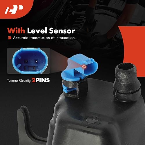 Miniatura 3 de A-Premium Tanque de depósito de recuperación de desbordamiento de refrigerante del motor compatible con BMW X5 2007-2019, X6 2008-2019, E70 F15 F16