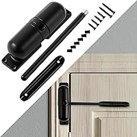 Vista 1 de Cierrapuertas automático de seguridad con muelle de seguridad, fácil de instalar para convertir puertas con bisagras en cierre automático