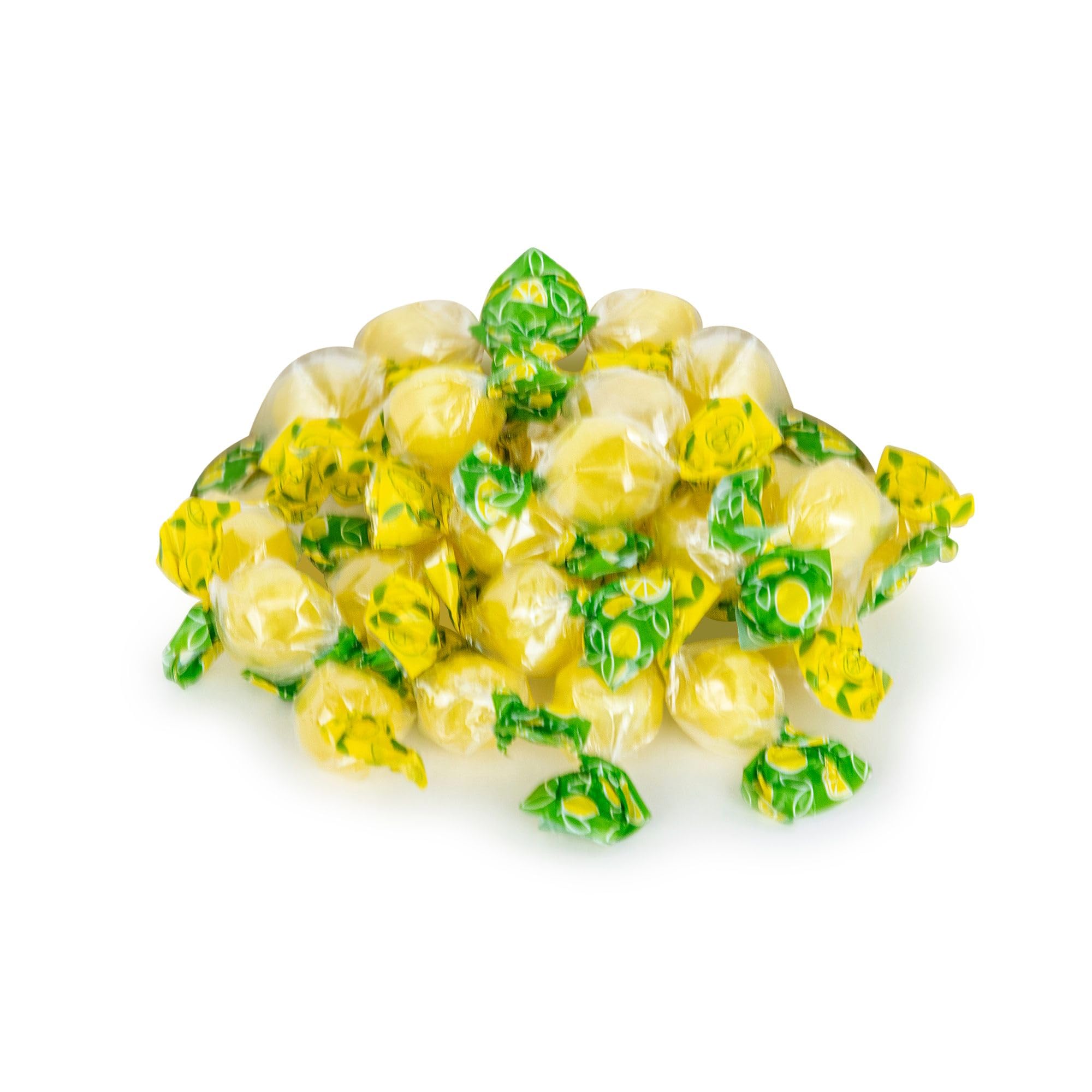 Limoncini Lemon Sparkling Candy With Natural Flavor From Italian Lemons, Individually Wrapped Hard Candies With a Tart Fizzy Center, Authentic Italian