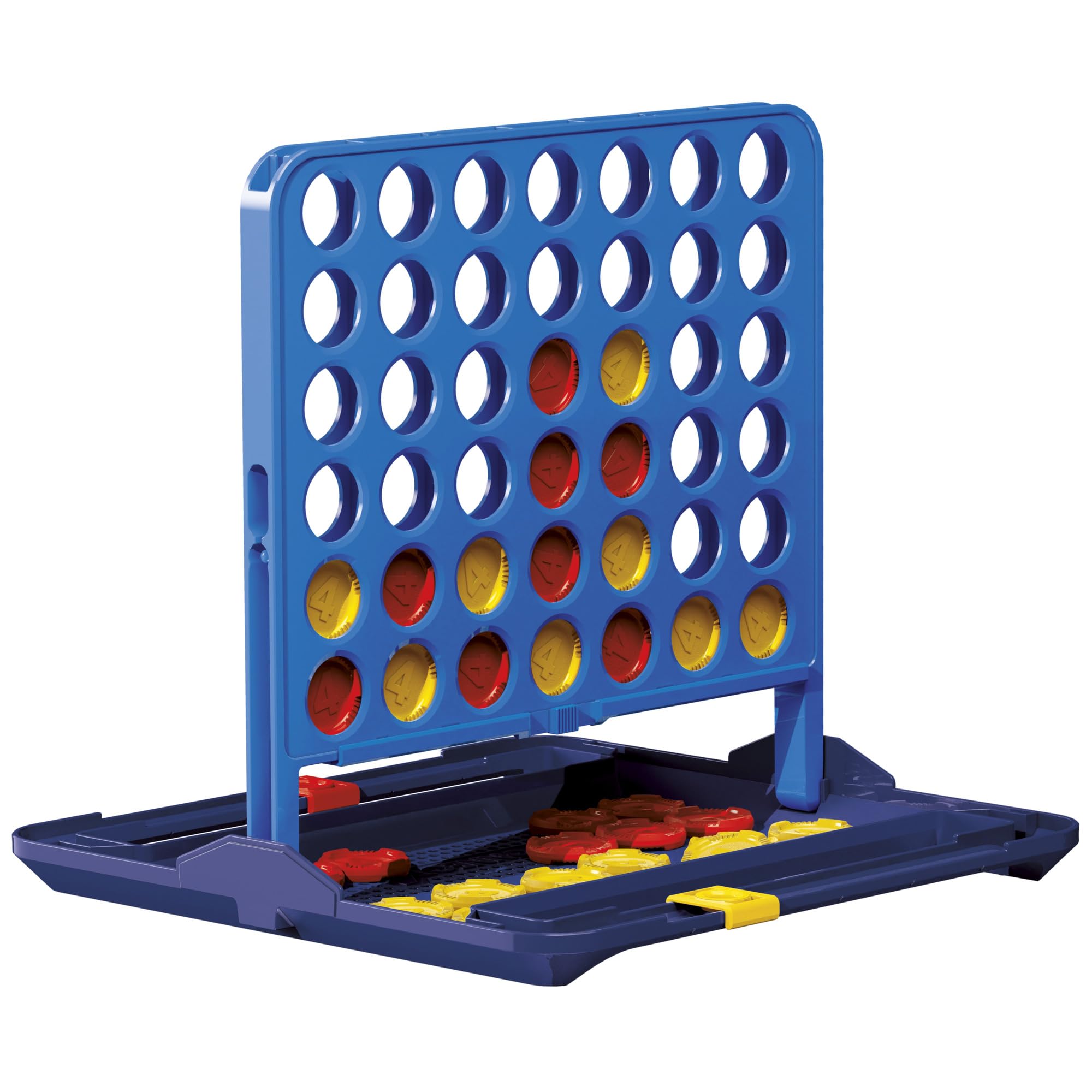 Official Hasbro Games Connect 4 Game (2025 Edition), Red and Yellow, 26.7 cm x 4.1 cm x 0.1 cm - Image 3
