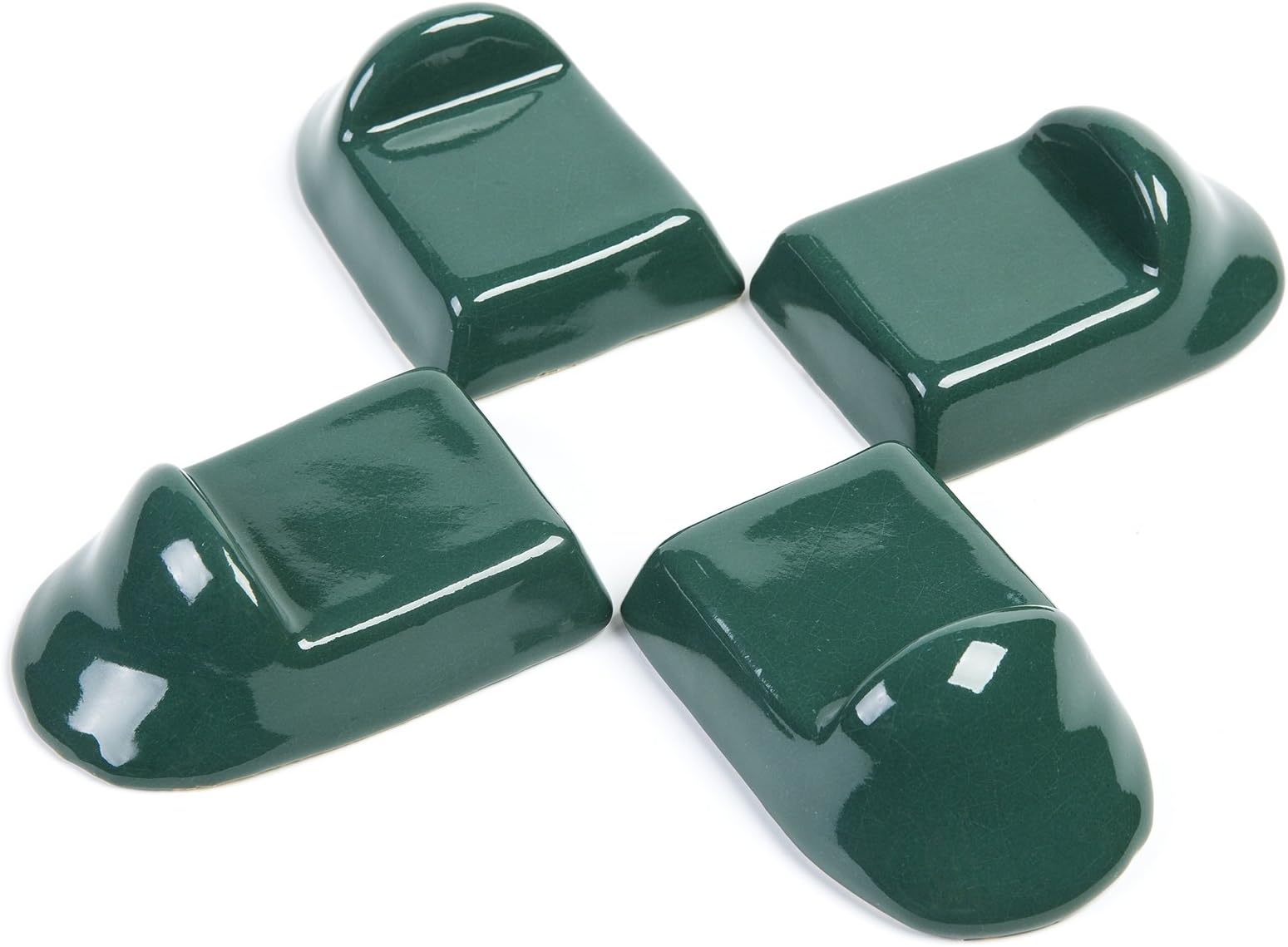 Ceramic Feet Accessories fit for Big Green Egg,SAROO Ceramic Grill Shoes for Large Green Egg ,Medium/XL bge Base Parts Set of 4