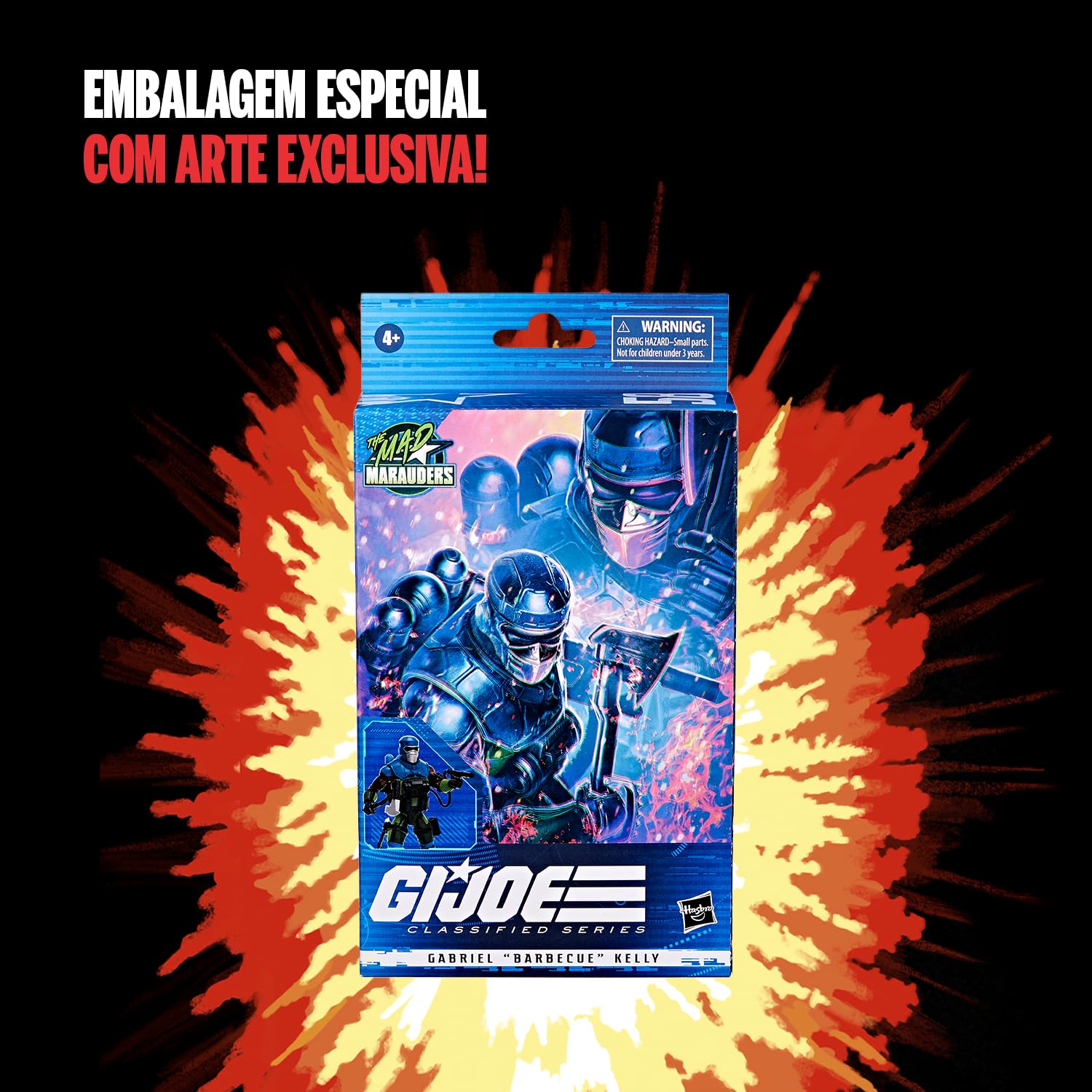 Boneco G.I. Joe Classified Series, Figura 15 cm com Acessórios