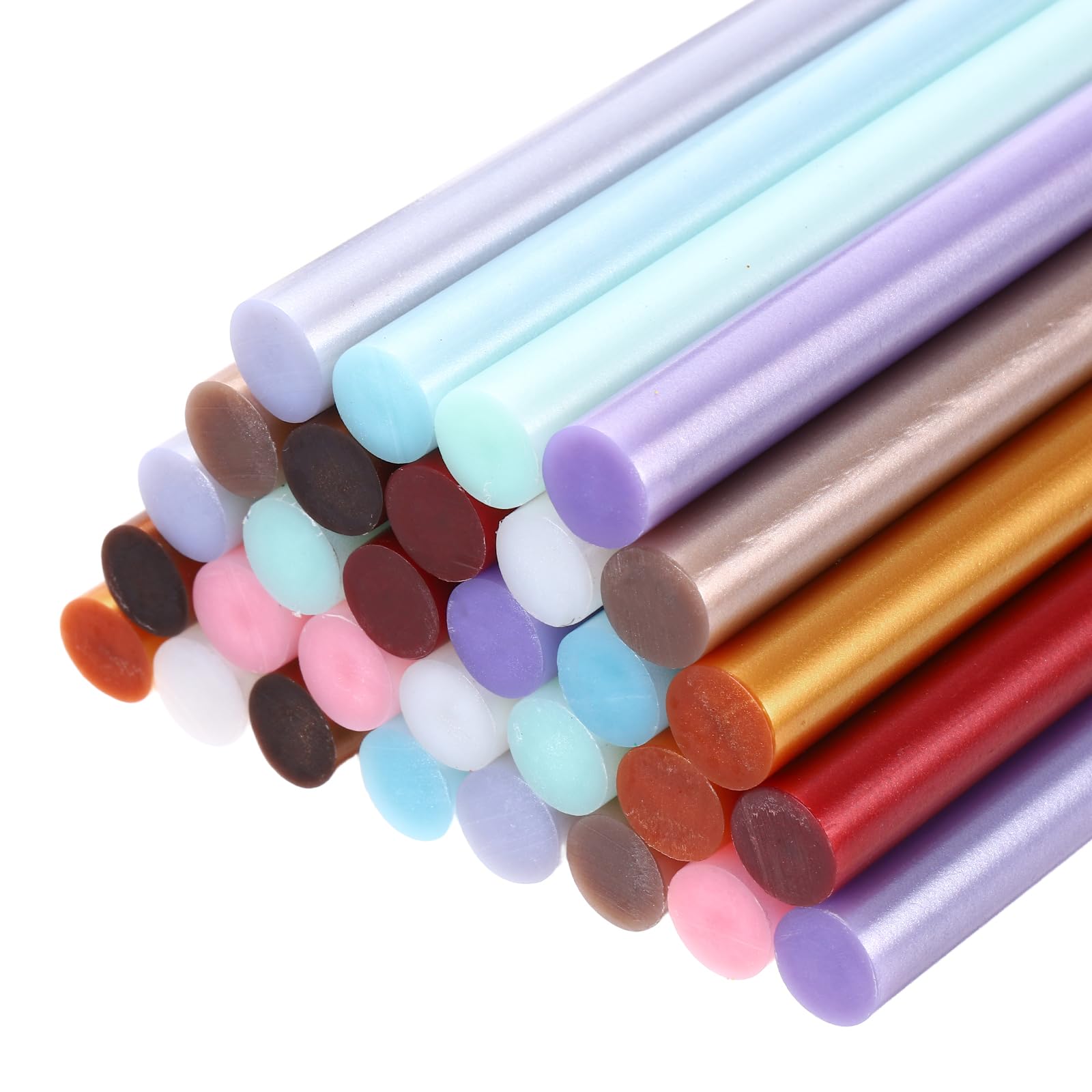 Mini bâtons de colle chaude uxcell 10,2x1,1 cm en lot de 30 pièces pour pistolet