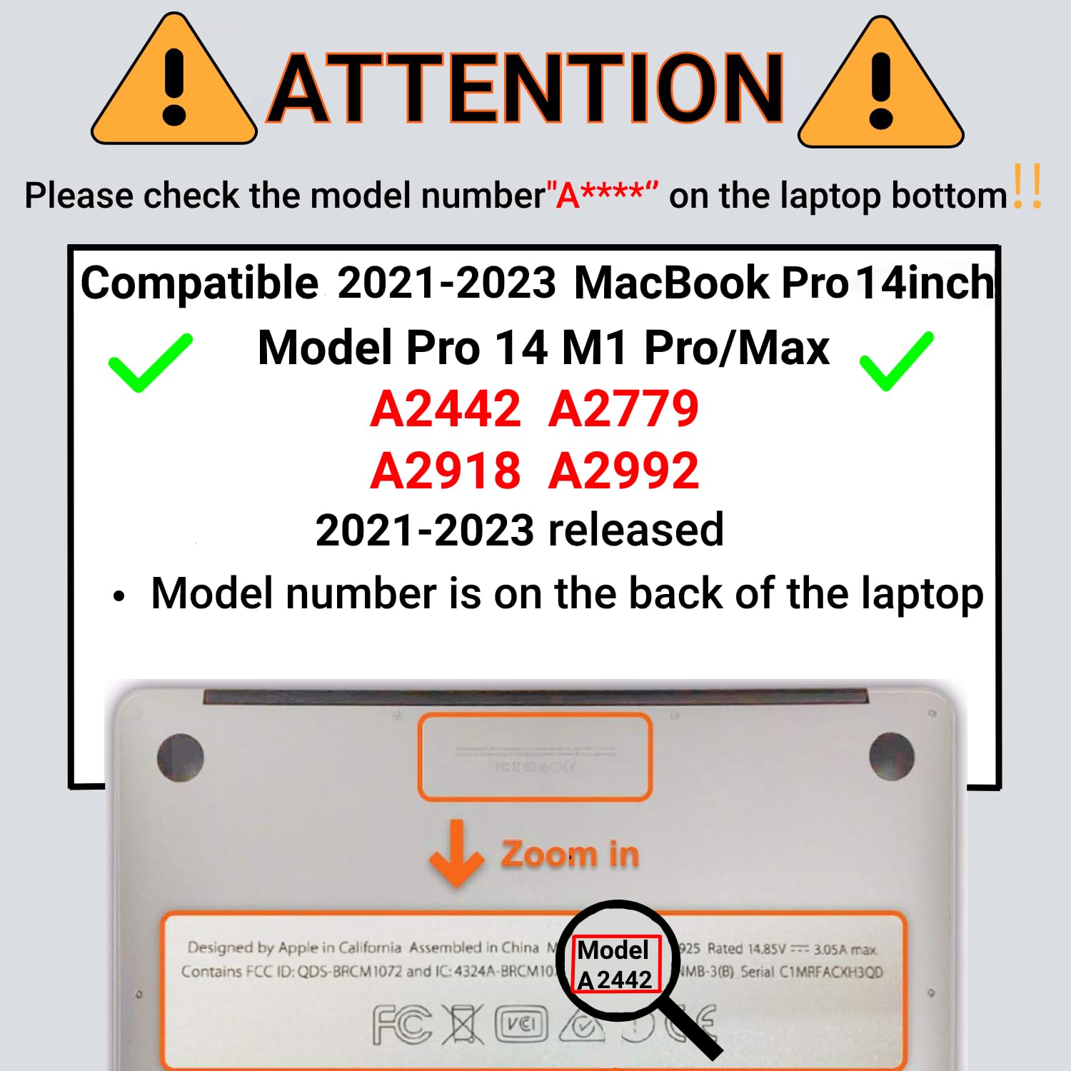 Cover Rigida Compatibile con MacBook Pro 14 Pollici 2023-2021 Modello M3 A2992 A2918 M2 A2779 M1 A2442 con Touch ID, Custodia Protettiva Case in Pelle Cover & Copritastiera, Paglia kaki