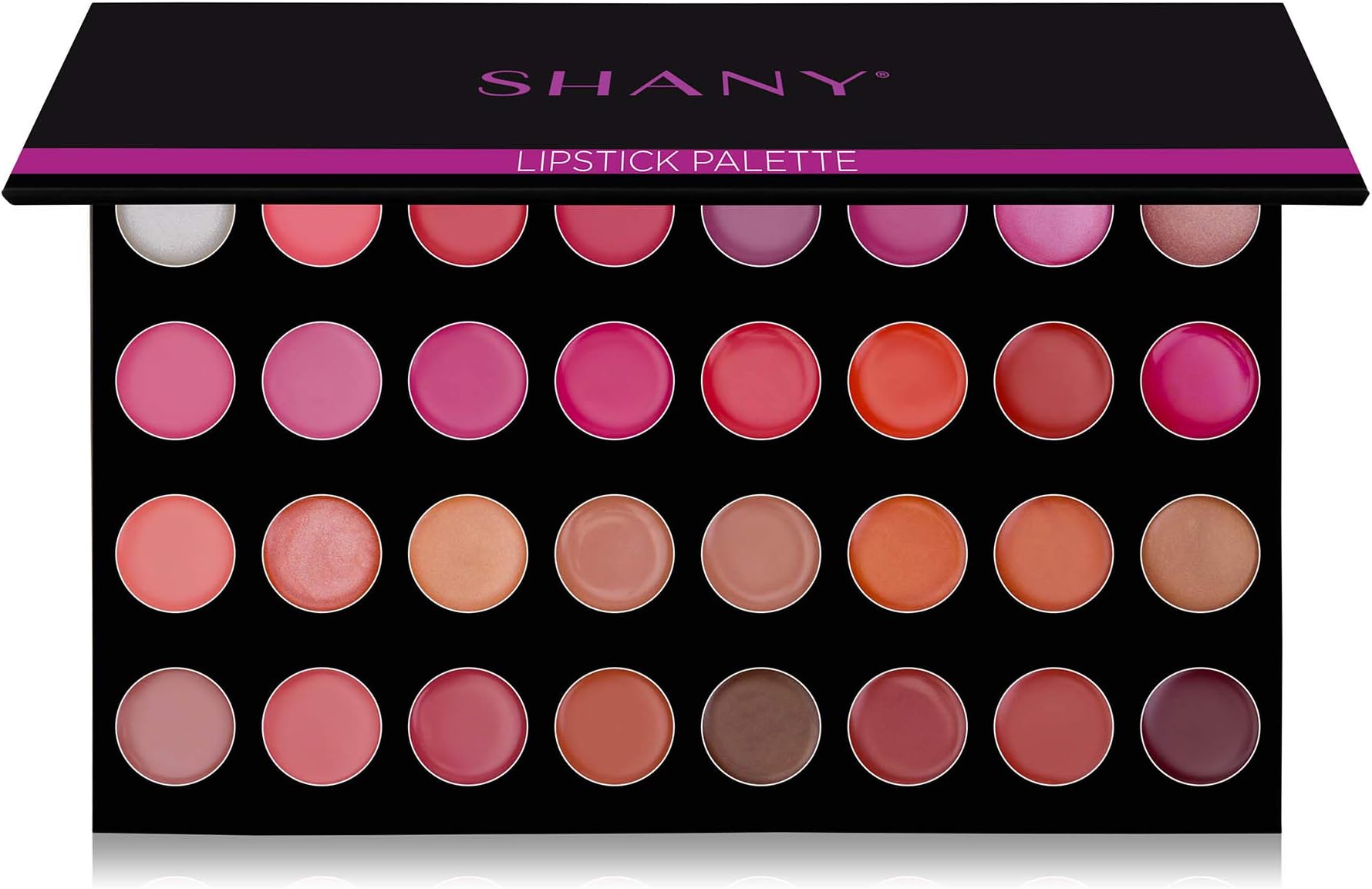 SHANY Masterpiece 32 Color Gloss/Sheer Lip Palette/Refill - THAT FIRST KISS