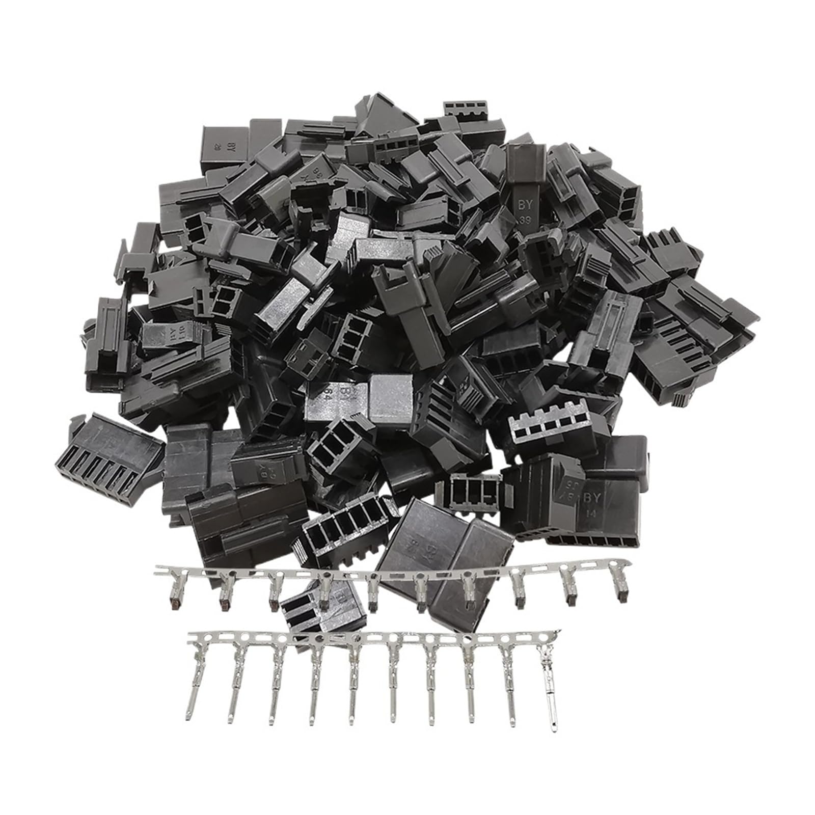 50 set SM2.54mm maschio e femmina connettore maschio e femmina connettore cavo terminale 2/3/4/5/6/7/8 pin(6p)