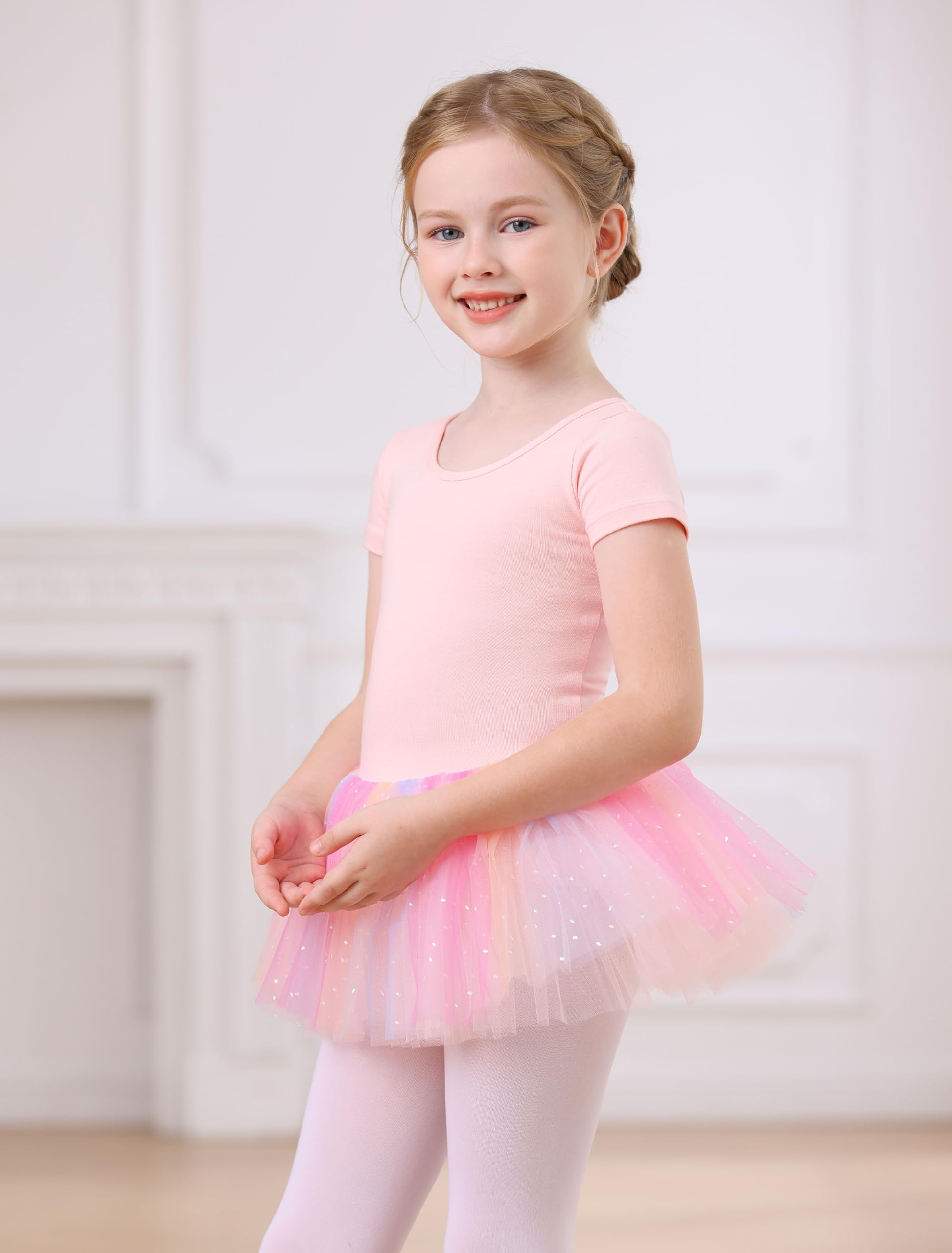 Snapklik.com : MdnMd Girls Toddler Ballet Tutu Leotard Ballerina Dress ...