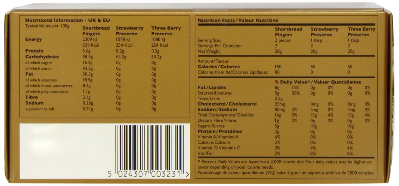 Edinburgh Tea & Coffee Company Scottish Afternoon Tea Selection, 9.3-Ounce