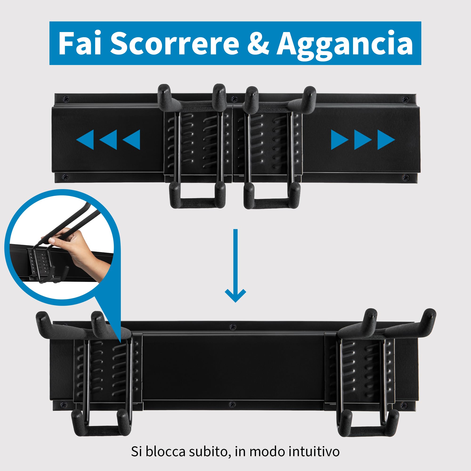 Precision Defined Pannello Porta Attrezzi da Parete (122 cm), robusto Decespugliatore da Muro e Pannelli Appendi Forato Portautensili, sistema Parete per Attrezzi da Lavoro da Giardino