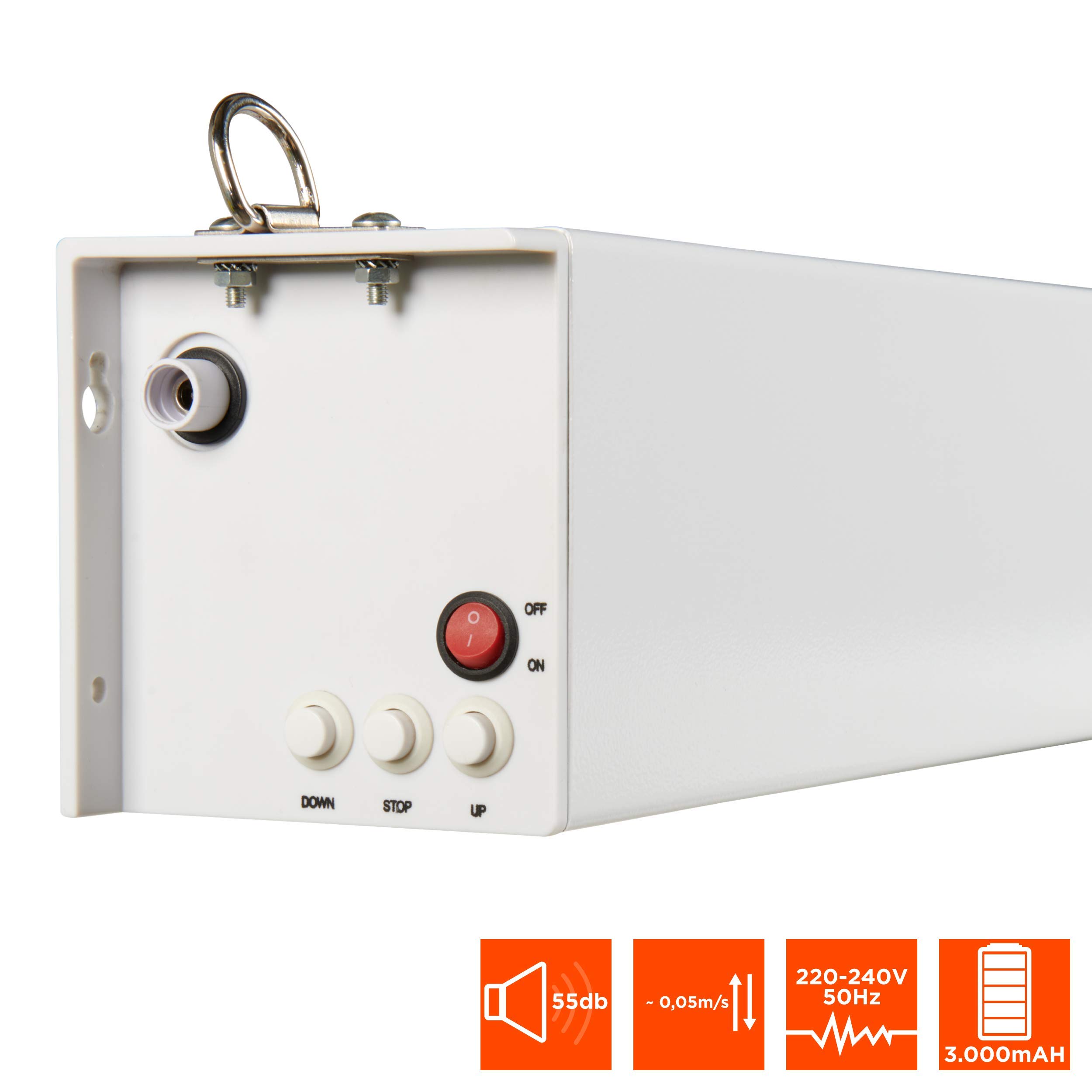 celexon Professional Plus V2 écran motorisé Batterie 120" | 240x180cm 4:3