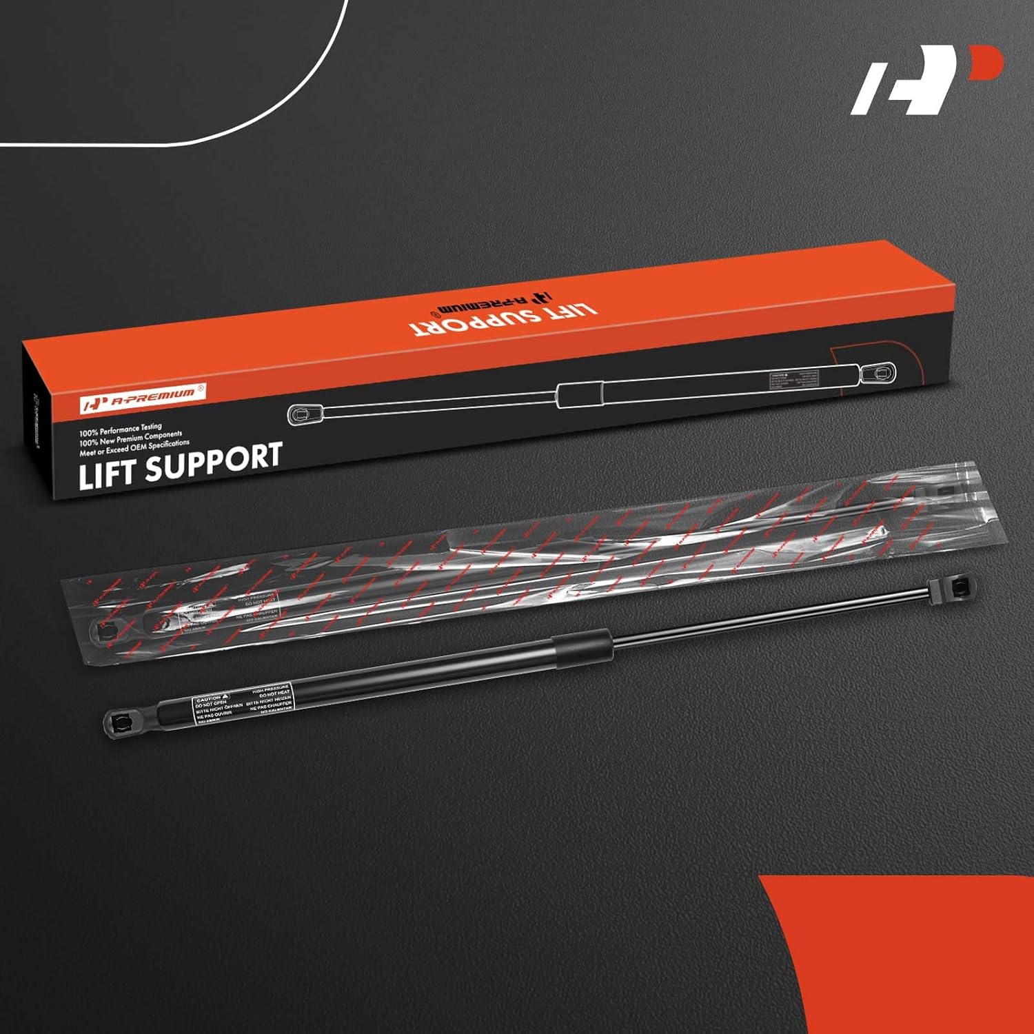 A-Premium Tailgate Rear Liftgate Lift Supports Shock Struts Compatible with Select Volkswagen Models - Tiguan 2009-2017, Tiguan Limited 2017-2018, Sport Utility - Replace# 5N0827550D(2-PC Set)