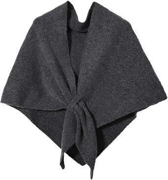 Womens Shawl Wrap Cardigan Knitted Wool Blend Pashmina Cape, Scarf & Sweater Cover-Up for winter