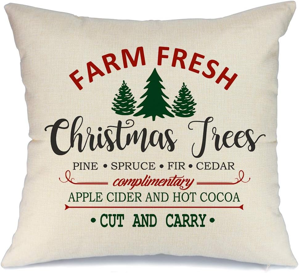 christmas tree pillow