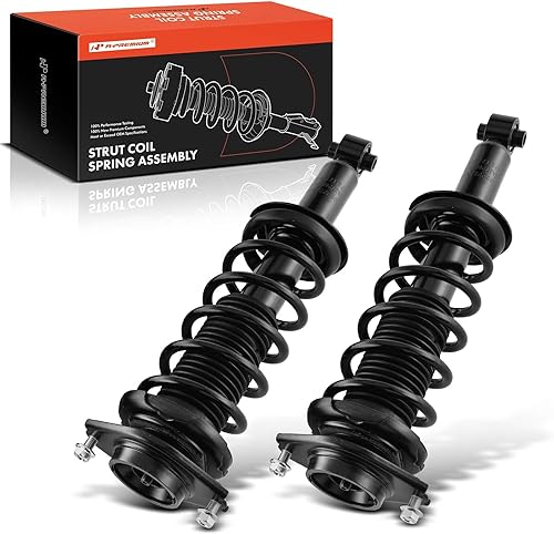 A-Premium Par trasero (2) Conjunto completo de puntal y muelle helicoidal compatible con Subaru Impreza 2008 2009 2010 2011