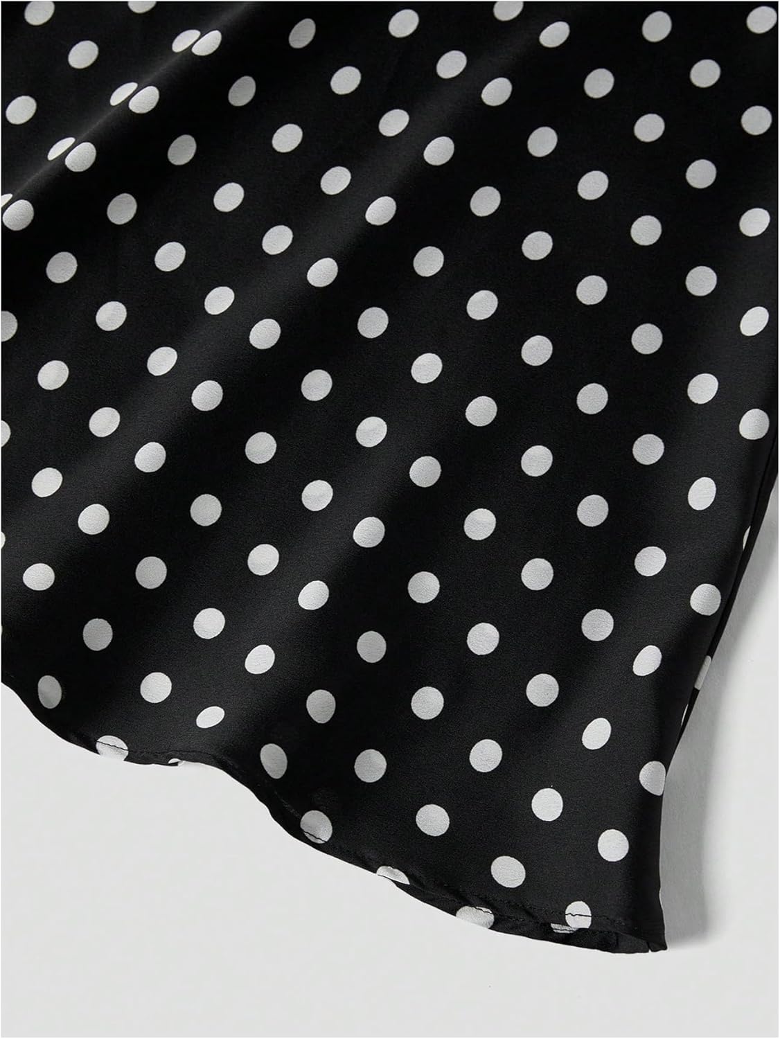 GORGLITTER Women's Polka Dots Long Flowy Skirts Dressy High Waisted Business Causal Skirt - Image 4