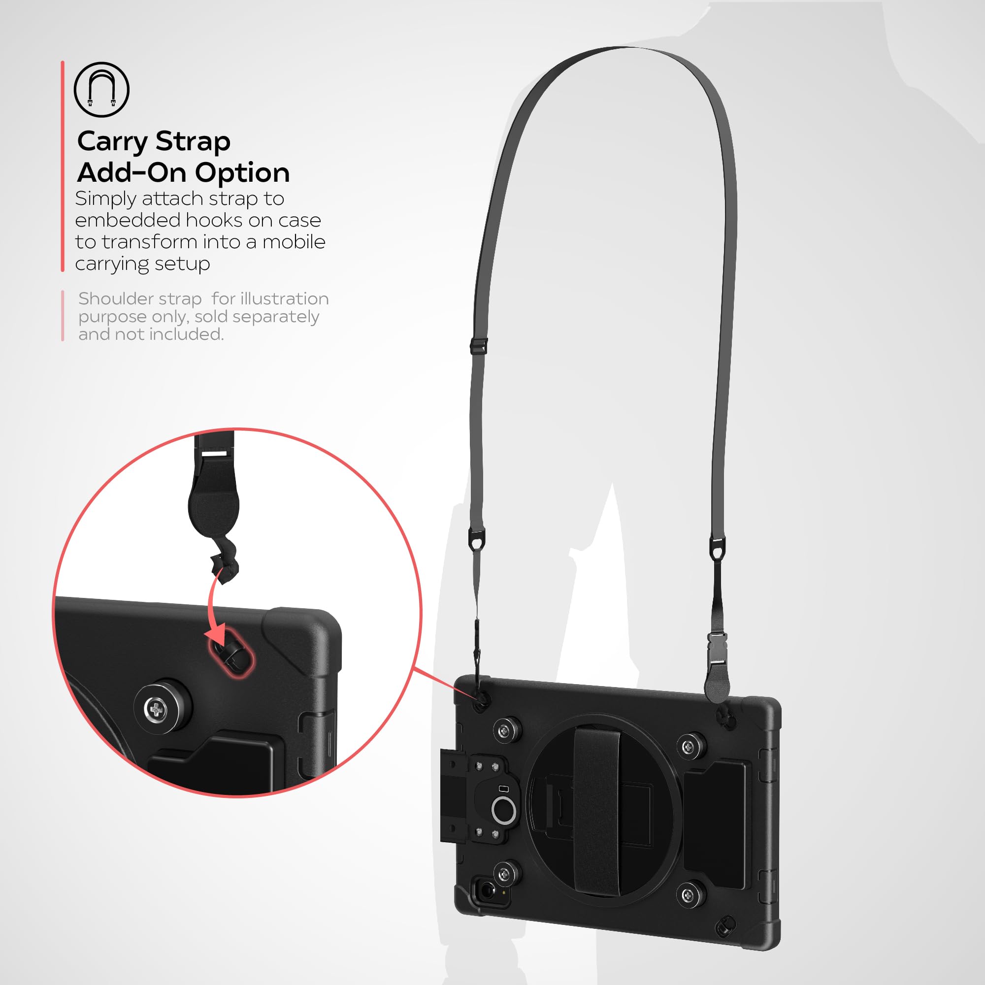 Wireless Charging Case - CTA Digital Wireless Tablet Case with Holder for Moby  5500 Card Reader for iPad 10th Generation 10 Inch Black: Amazon.de:  Electronics & Photo