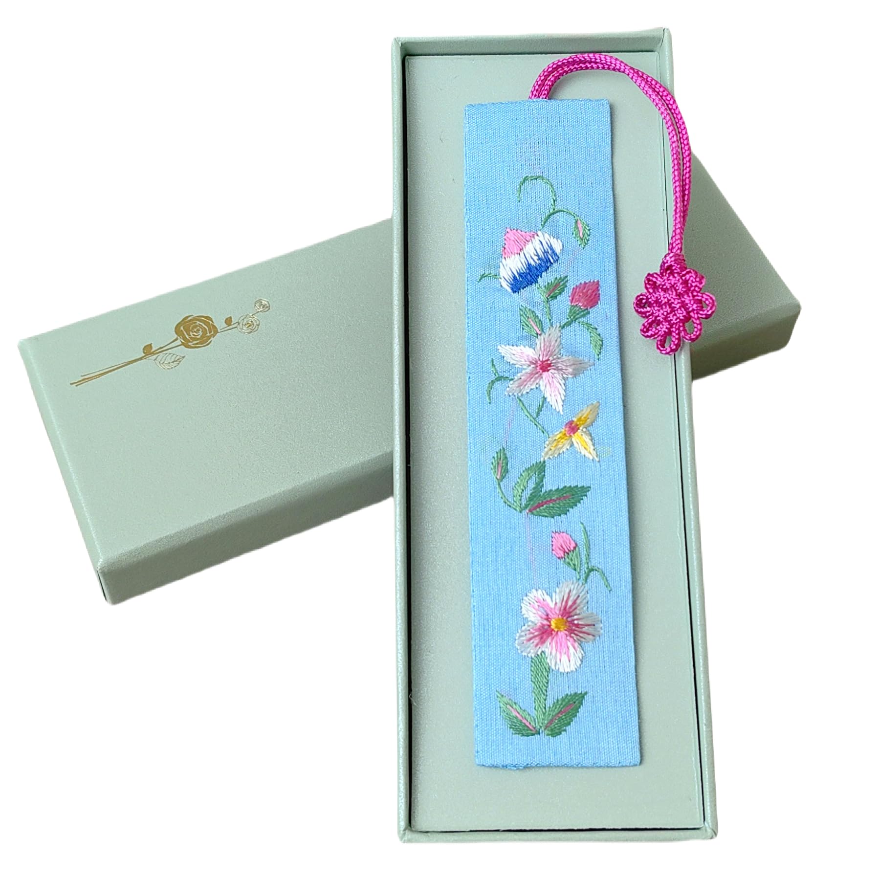 Famweylami Embroidered Bookmark，Cute & Unique，Reading Accessory, Gift for Women, Mothers, Grandmothers, Teachers,Book Lovers, Readers,Bookworms
