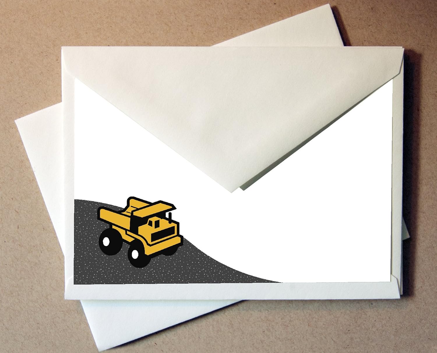 Personalized - Gifts Truck Note Cards (40 Non-foldover Cards and Blank Envelopes)