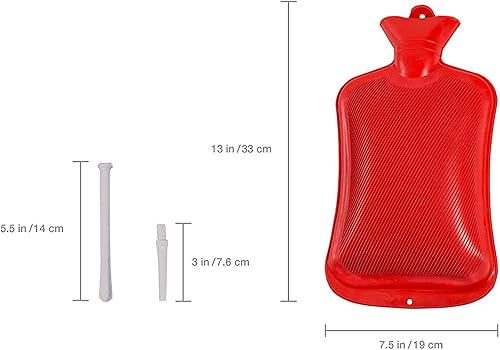 Miniatura 3 de Mabis Enema, Douche, médica Enema con botella de agua caliente, reutilizable, color rojo