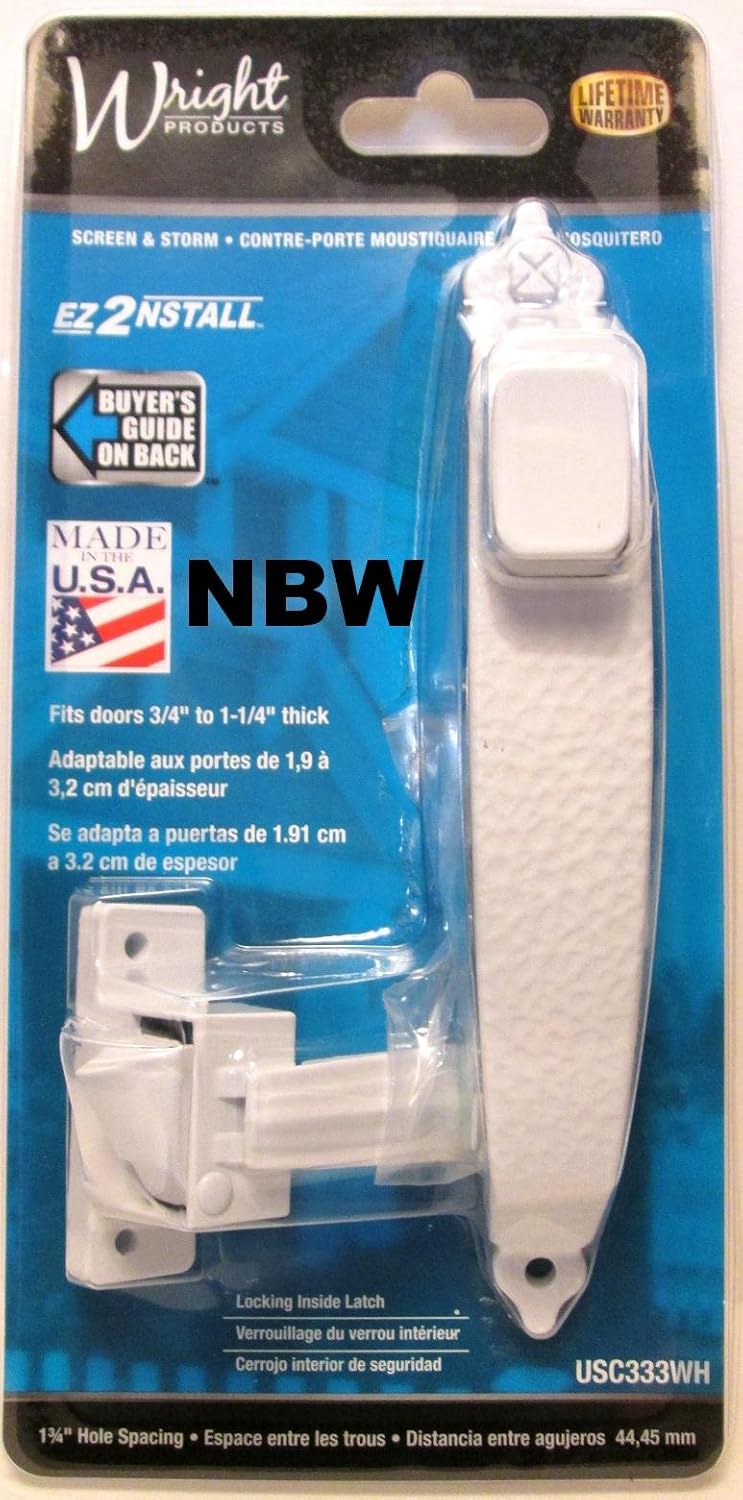 Wright Usc333Wh Colonial Pushbutton, White