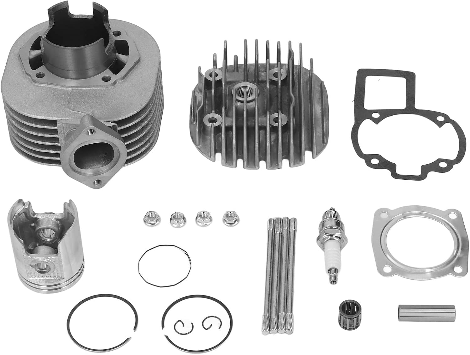 Cylinder Piston Gasket Kit, 50mm Cylinder Piston Head Gasket Ring Top End Kit 11210