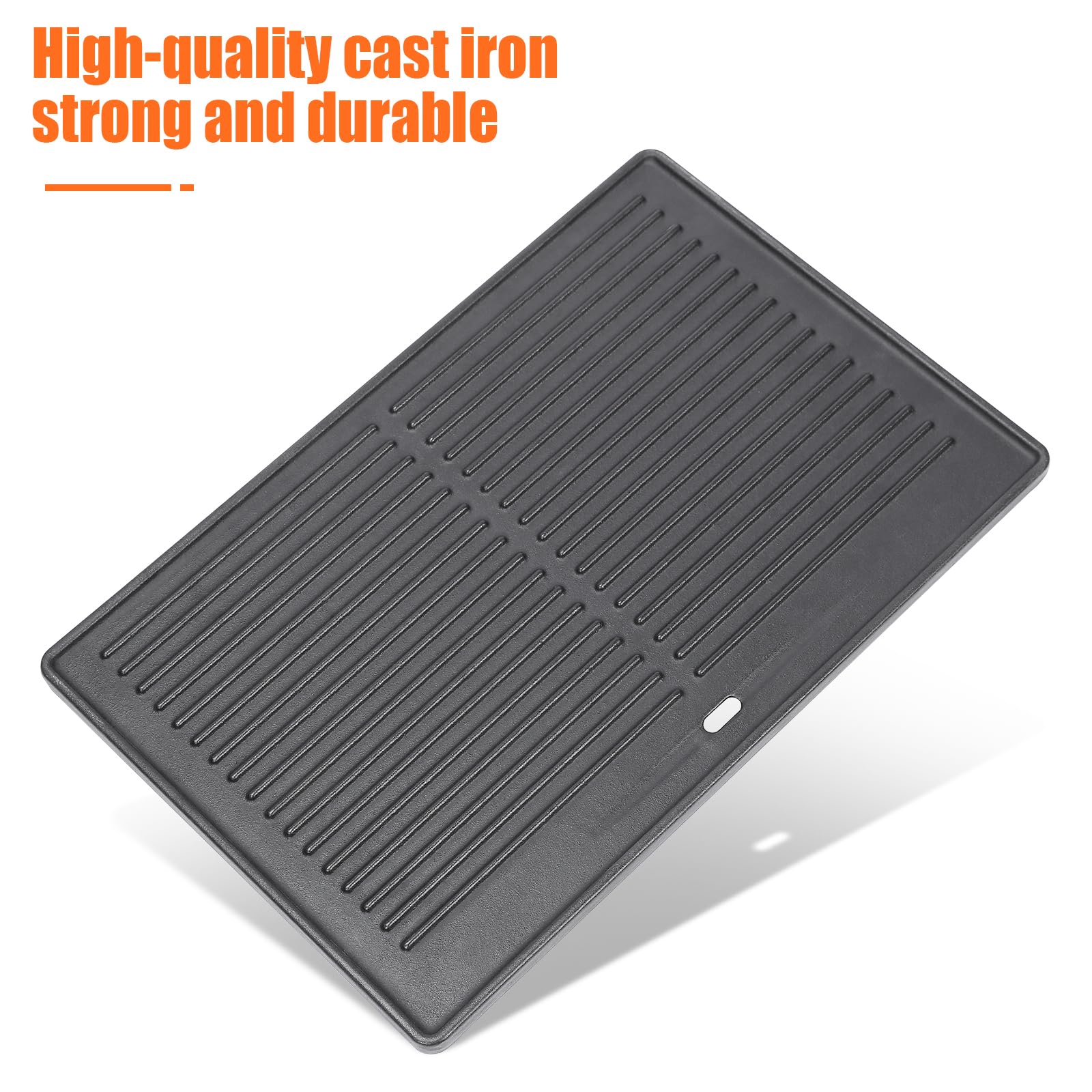GFTIME Plancha grill 41,5 x 31 cm pour Cosmogrill, Outback Spectrum 2, Ranger/Magnum 3, Hunter 3, Meteor/Jupiter 4 Burner, Apollo Hooded, Taino Pro/Red 4 et 6