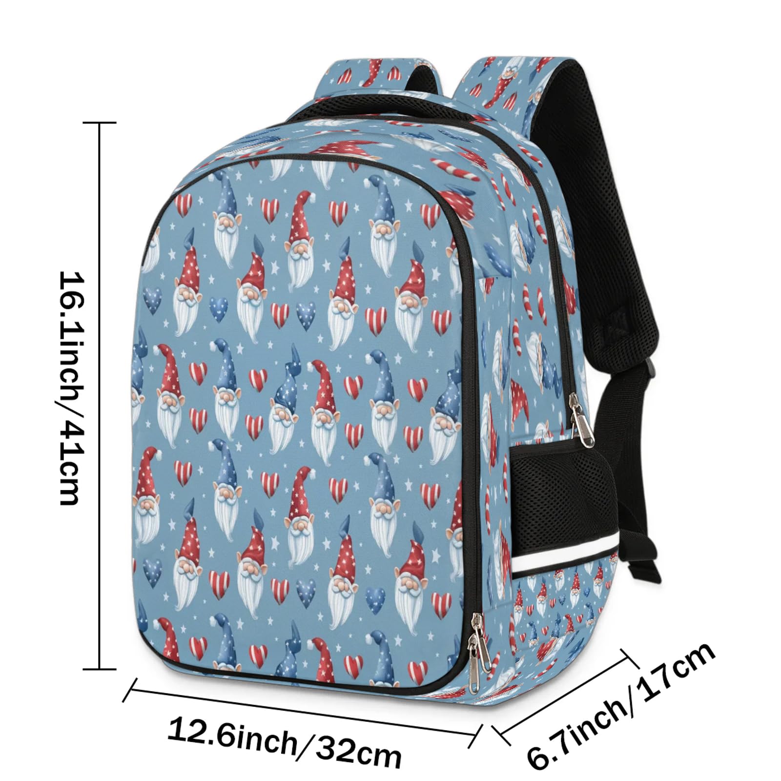 Amerykański plecak 4 lipca krasnale wielofunkcyjny plecak o dużej pojemności plecak szkolny plecak plecak turystyka podróż na co dzień laptop plecak torby dla chłopców dziewcząt mężczyzn kobiet,