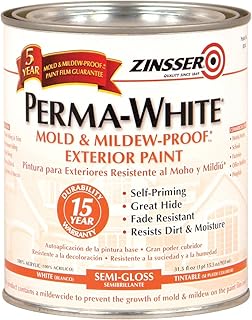 Rust-Oleum Zinsser 31.5 fl oz. PermaWhite Exterior Semi-Gloss