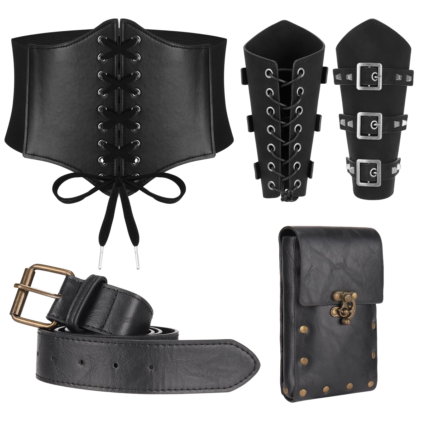 Magibag Women Renaissance Corset Belt Pouch Halloween Medieval Renaissance Costume Accessories