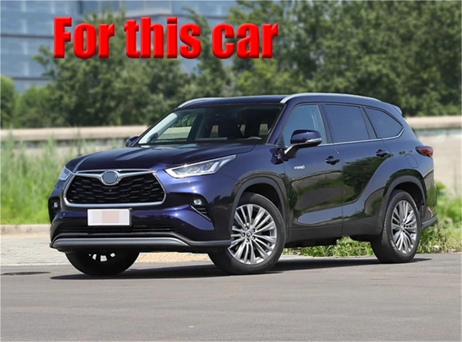 Pompa ciśnieniowa wspomagania Pasuje do Toyoty Highlander XU70 2021 2022 Akcesoria samochodowe Osłona przeciwwiatrowa Osłona przeciwdeszczowa/przeciwsłoneczna