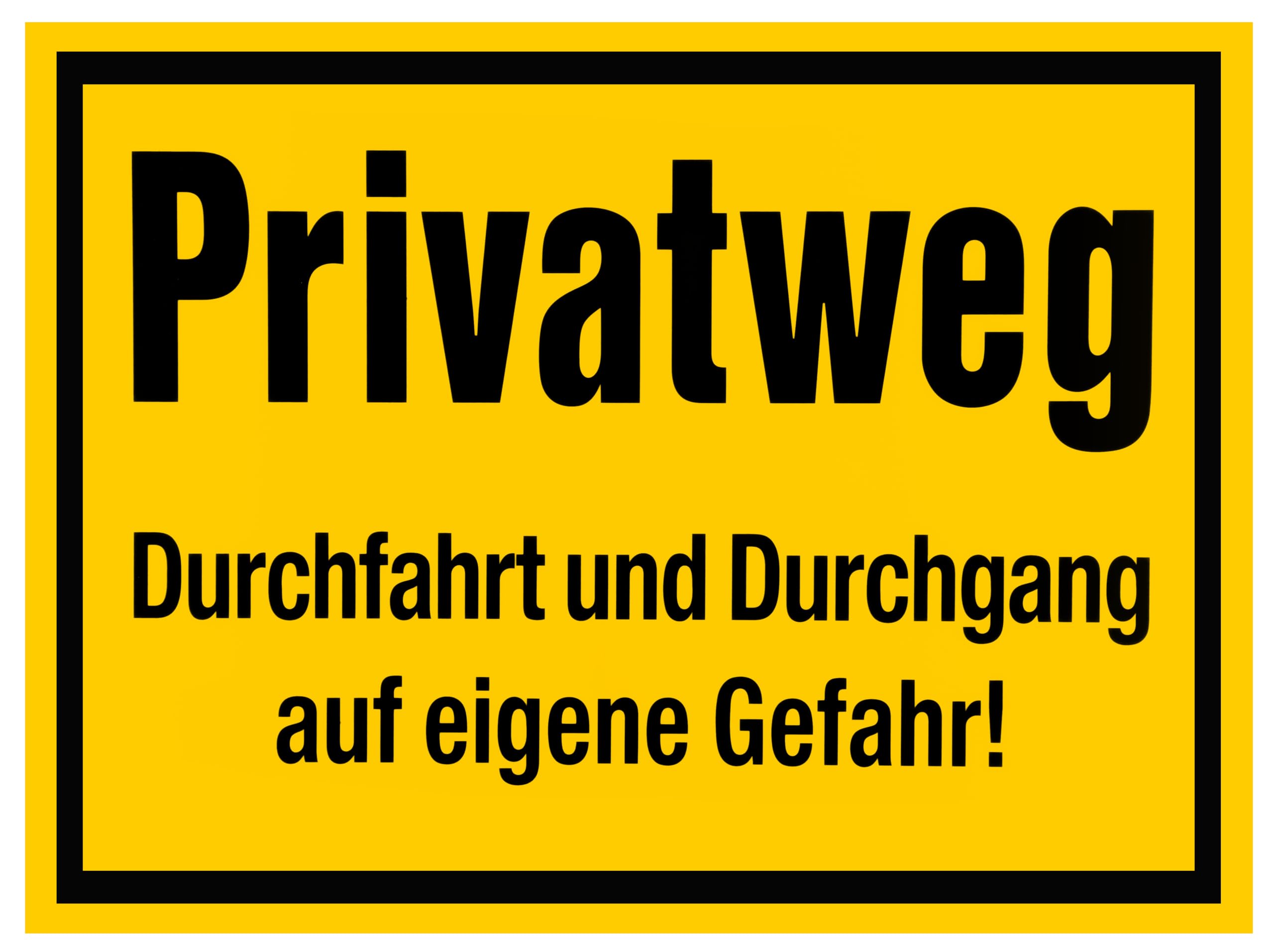 Private Path, Through and Through at Your Own Risk