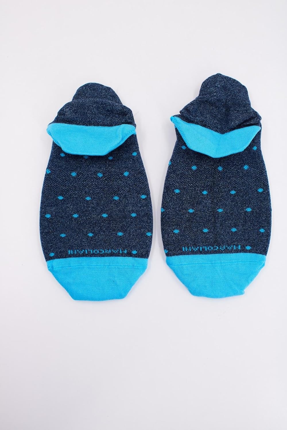 Marcoliani Invisible Touch Pima Cotton Polka Dot Sneaker Socks - Image 5