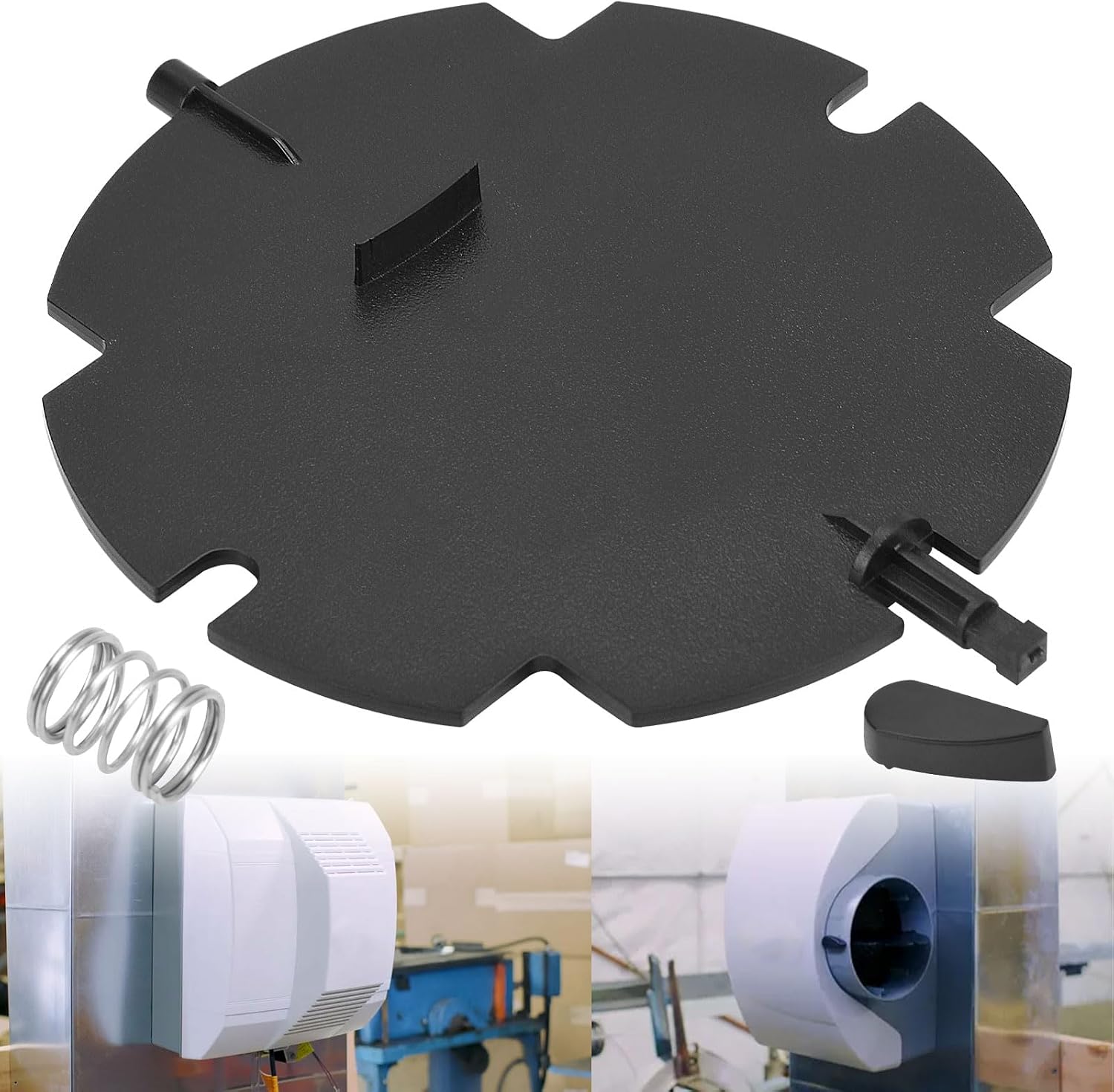 4332 Humidifier Damper Assembly Kit Compatible with Apri-laire 400, 500, 550, 550A, 558, 600 Models Humidifiers
