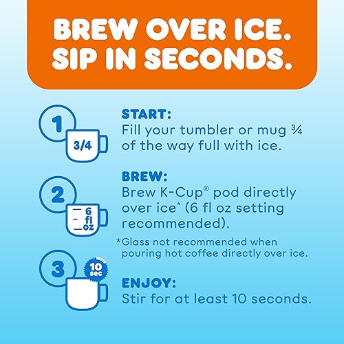 Miniatura 4 de Dunkin' Café frío con sabor a caramelo, 10 cápsulas Keurig K-Cup