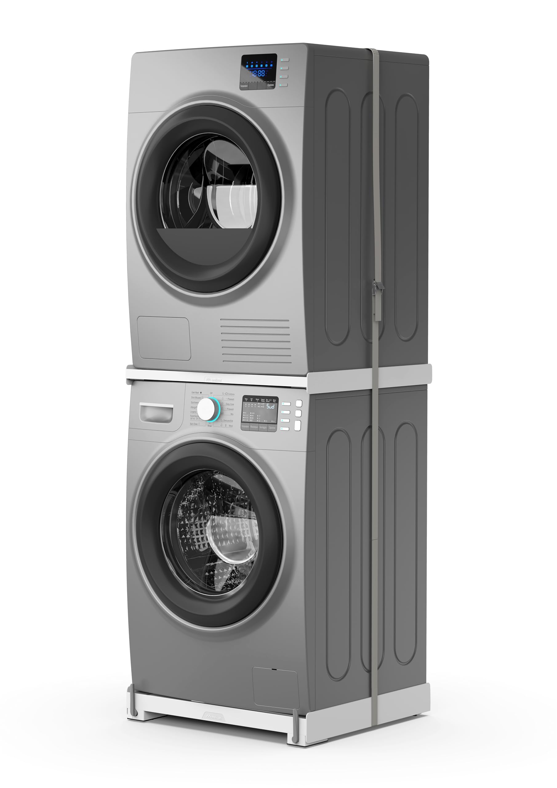 Kit 2 in 1 per Realizzare Colonna Lavatrice-Asciugatrice. Contiene Un Kit Di Sov