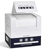 Disposable Face Towels XL,Viscose Biodegradable Large Dry Wipes,Super Soft & Thick Face Cleansing Towels,Daily Facial Tissues for Sensitive Skin, Makeup Removing,Facial Clean,Nursing,Travel (50 Count)