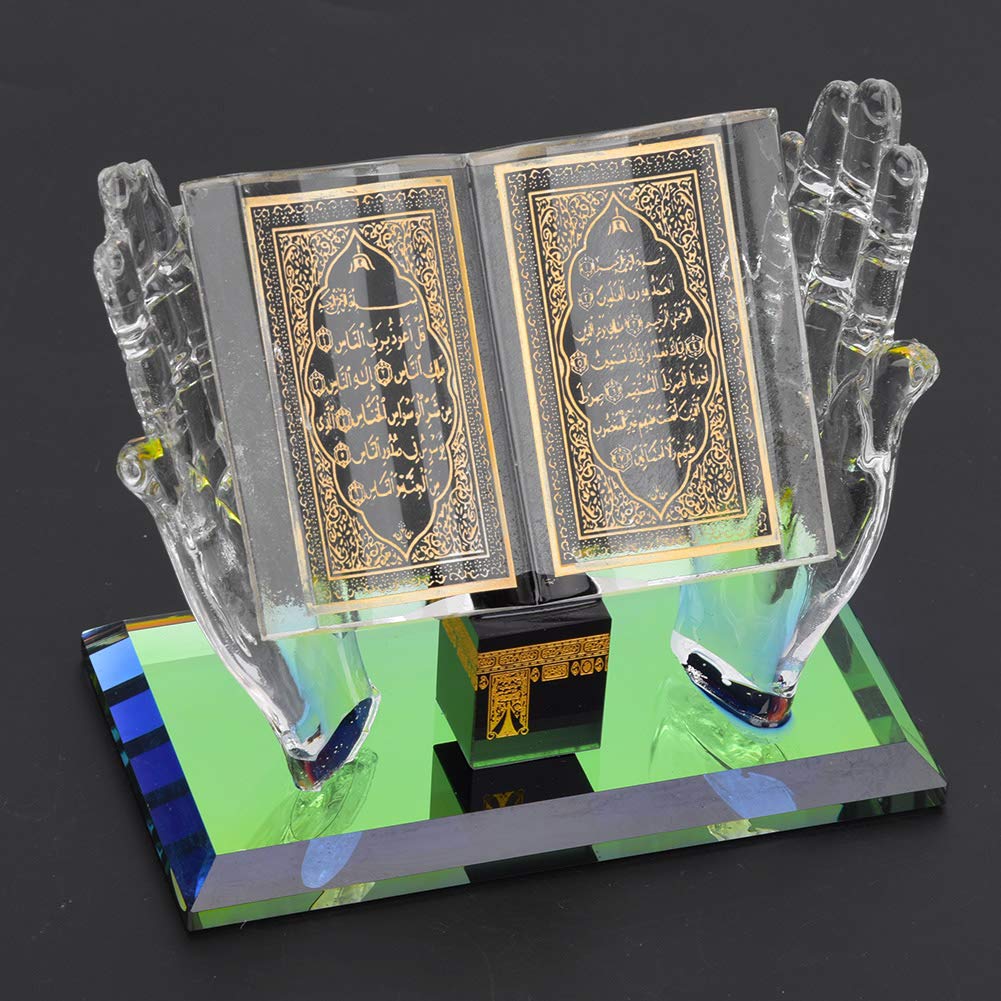 Patrón decorativo de cristal musulmán, recuerdos artesanales de construcción islámica, decoración de automóviles, accesorios islámicos, adornos artesanales, regalos islámicos