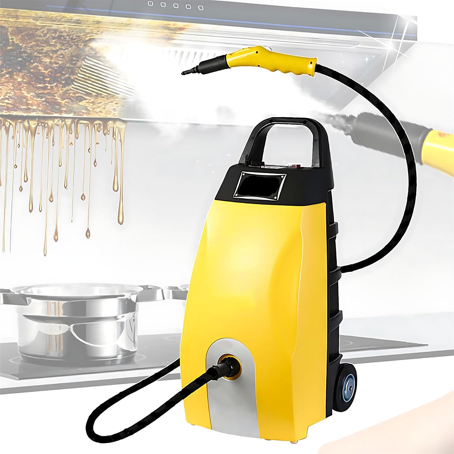 2500W Steam Cleaner High Pressure Steam Washer 3 5L Portable Jet Washer for Cleaning Home Use Car Kitchen