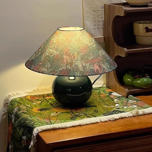 Miniatura 4 de Lamp for Desk Retro Ceramic Table Lamp Home Bedroom Bedside Lamp Creative Living Room Ornaments Side Table Lamp Desk Lamps for Home Office
