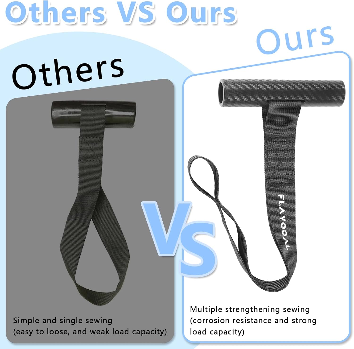 6 Pcs Quick Hood Loop & 2 Pcs Heavy Duty Ratchet Tie Down Straps, Adjustable Pulley Rope Hanger, Reinforced Metal Gear, Black Nylon & Rubber, Compatible with Passenger Car, Truck, Watercraft