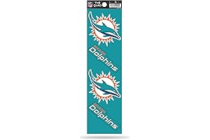 Miami Dolphins Exclusive Quad Decal Stickers Football Sublimated Quad Decal Decorations
