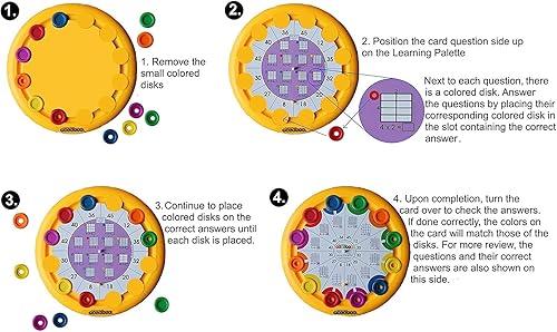 Miniatura 2 de Paleta de aprendizaje de matemáticas de tercer grado autocorrectora 2 Kit central base