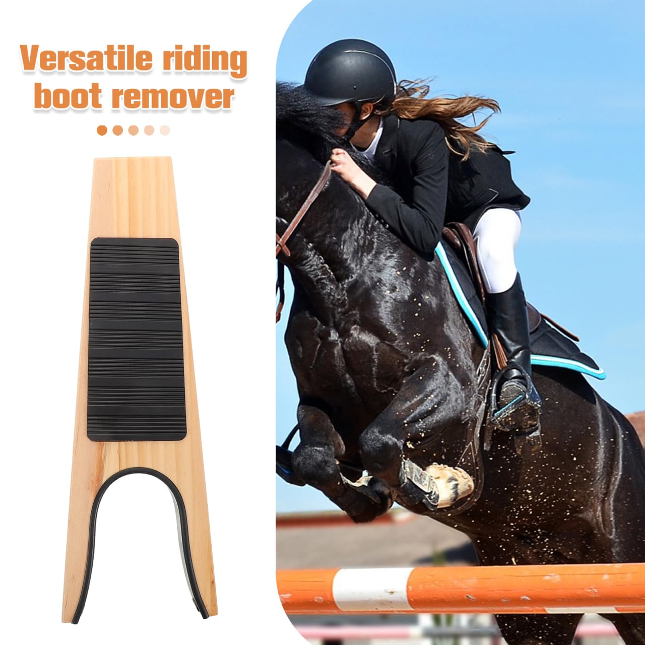 PACKOVE Robuster Holz-stiefelknecht Ergonomisches Werkzeug Zum Schonenden Entfernen Von Reit Cowboy-stiefeln Vielseitiger Schuh Stiefelheber Für Reitsport Und Stallgebrauch