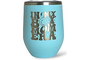 Gifts for Boys: Boy Mom Wine Tumbler